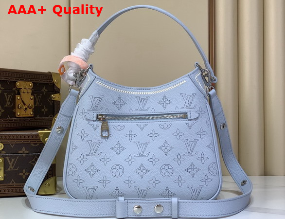 Louis Vuitton All Around PM Bleu Olympe Perforated Mahina Calfskin Leather with Embroidery M28779 Replica