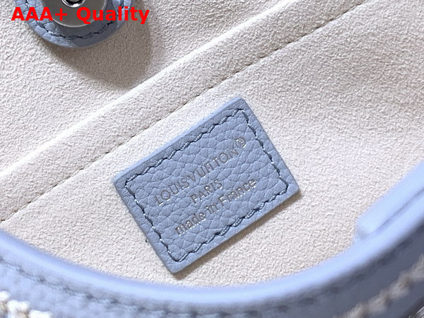 Louis Vuitton All Around PM Bleu Olympe Perforated Mahina Calfskin Leather with Embroidery M28779 Replica