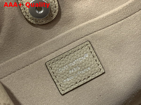 Louis Vuitton All Around PM Galet Grey Perforated Mahina Calfskin Leather M27336 Replica