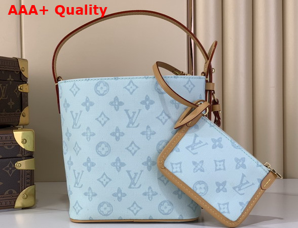 Louis Vuitton All in BB Autres Toiles Monogram Origine Bleu Courrier M27529 Replica