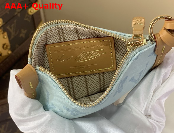 Louis Vuitton All in BB Autres Toiles Monogram Origine Bleu Courrier M27529 Replica