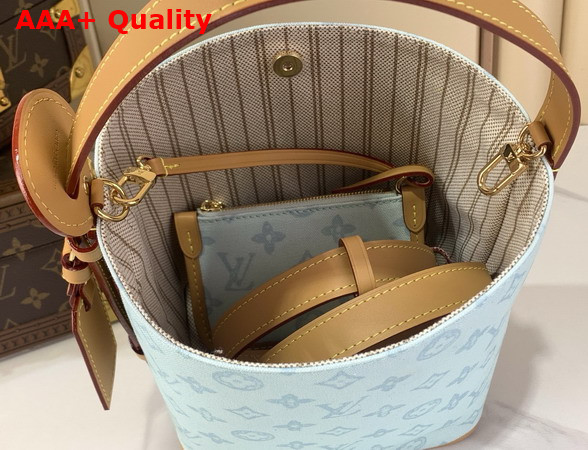 Louis Vuitton All in BB Autres Toiles Monogram Origine Bleu Courrier M27529 Replica