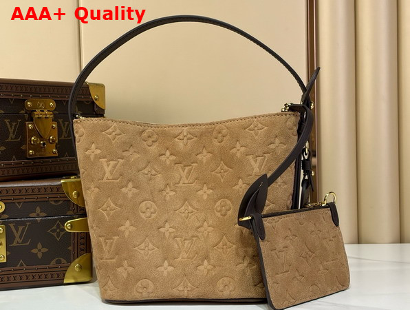 Louis Vuitton All in BB Beige Trench Embossed Calfskin Suede Leather M29834 Replica