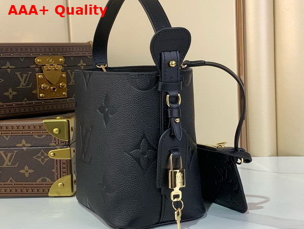 Louis Vuitton All in BB Black Monogram Empreinte Leather M13480 Replica