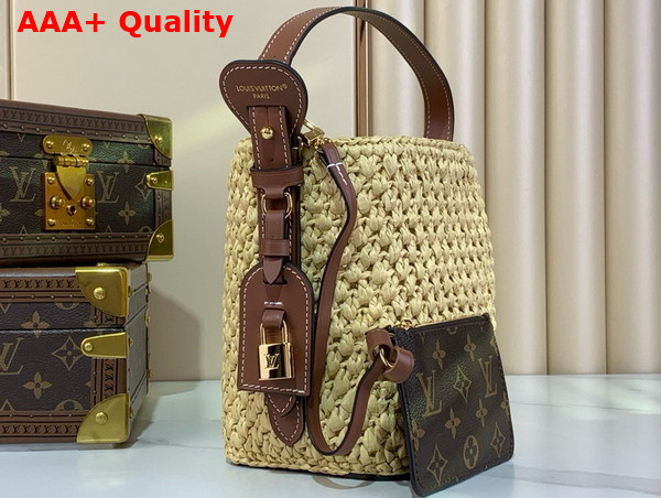 Louis Vuitton All in BB Brown Raffia M14217 Replica