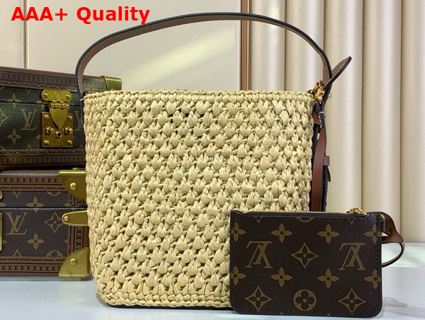 Louis Vuitton All in BB Brown Raffia M14217 Replica
