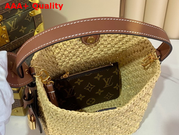 Louis Vuitton All in BB Brown Raffia M14217 Replica