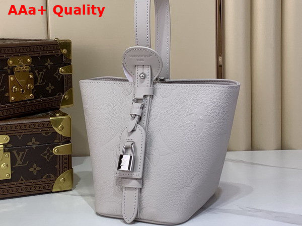 Louis Vuitton All in BB Brume Gray Monogram Empreinte Leather M28342 Replica