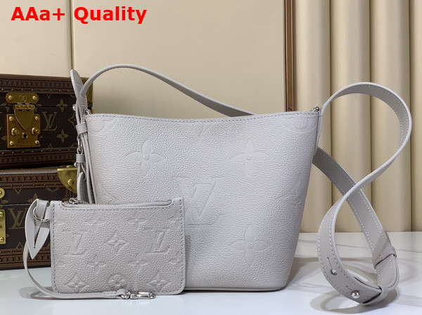 Louis Vuitton All in BB Brume Gray Monogram Empreinte Leather M28342 Replica