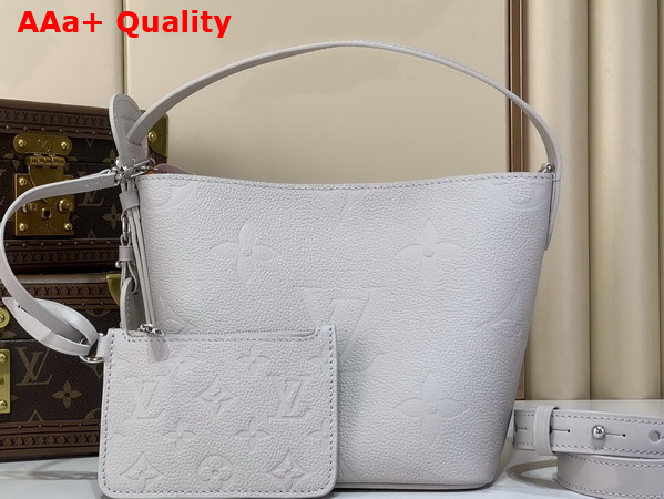 Louis Vuitton All in BB Brume Gray Monogram Empreinte Leather M28342 Replica