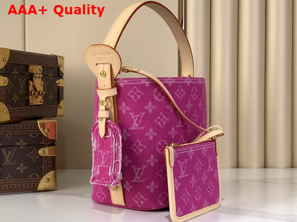 Louis Vuitton All in BB Fuchsia Denim Monogram Denim M27626 Replica