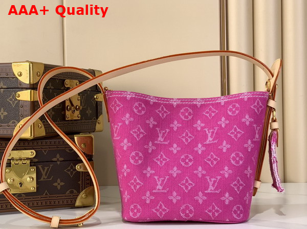 Louis Vuitton All in BB Fuchsia Denim Monogram Denim M27626 Replica