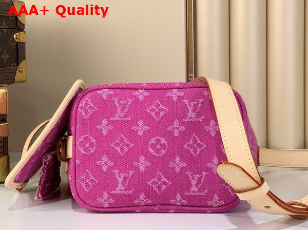 Louis Vuitton All in BB Fuchsia Denim Monogram Denim M27626 Replica