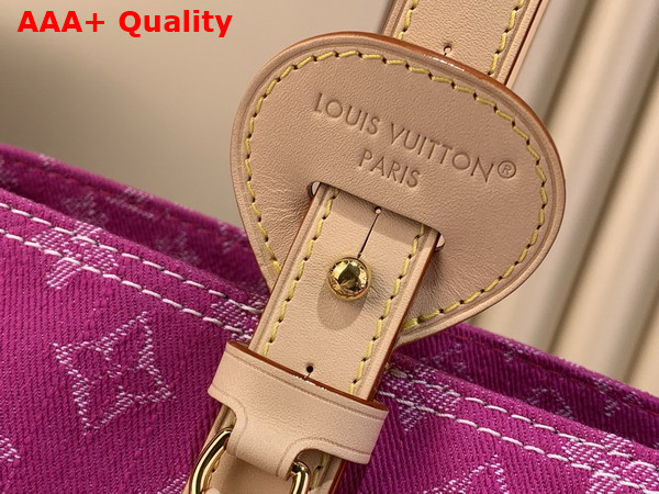 Louis Vuitton All in BB Fuchsia Denim Monogram Denim M27626 Replica