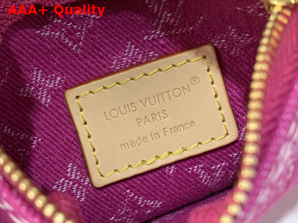 Louis Vuitton All in BB Fuchsia Denim Monogram Denim M27626 Replica