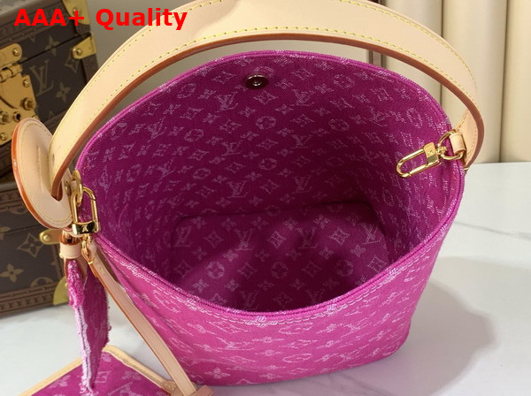 Louis Vuitton All in BB Fuchsia Denim Monogram Denim M27626 Replica
