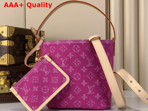 Louis Vuitton All in BB Fuchsia Denim Monogram Denim M27626 Replica