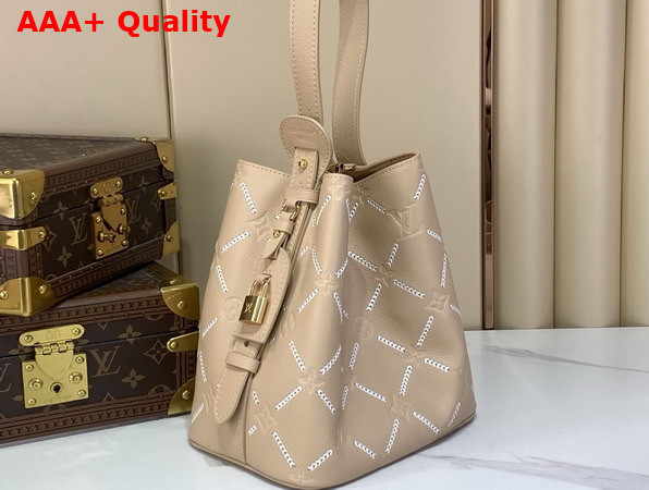 Louis Vuitton All in BB Hazelnut Couture Monogram Empreinte Leather Replica