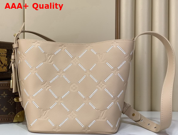 Louis Vuitton All in BB Hazelnut Couture Monogram Empreinte Leather Replica