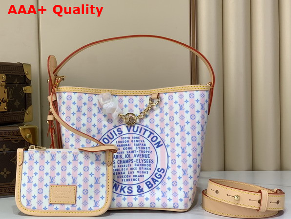 Louis Vuitton All in BB Mini Monogram Pattern for the LV Stamp Collection Blue Coated Canvas M29115 Replica