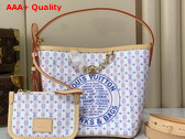 Louis Vuitton All in BB Mini Monogram Pattern for the LV Stamp Collection Blue Coated Canvas M29115 Replica