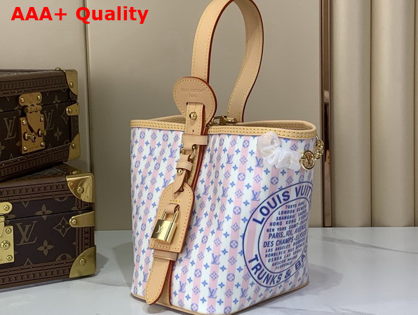 Louis Vuitton All in BB Mini Monogram Pattern for the LV Stamp Collection Blue Coated Canvas M29115 Replica