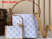 Louis Vuitton All in BB Monogram Origine Bleu Courrier M27529 Replica