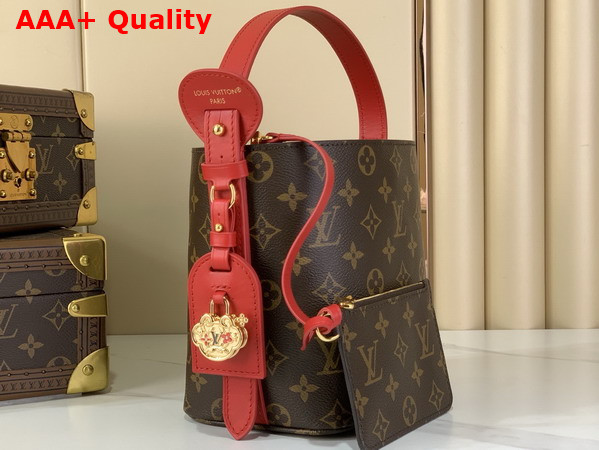 Louis Vuitton All in BB Monogram Sari Red Coated Canvas M28317 Replica