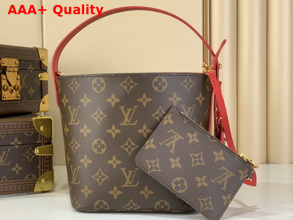Louis Vuitton All in BB Monogram Sari Red Coated Canvas M28317 Replica