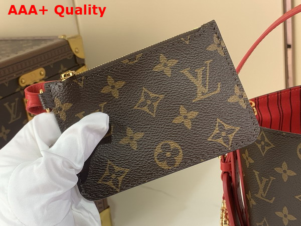 Louis Vuitton All in BB Monogram Sari Red Coated Canvas M28317 Replica