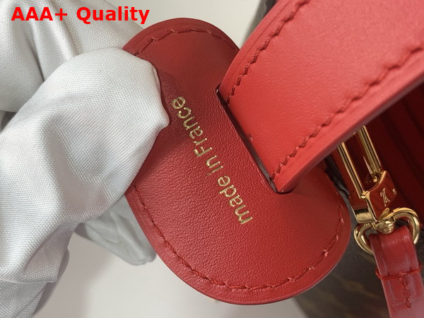 Louis Vuitton All in BB Monogram Sari Red Coated Canvas M28317 Replica