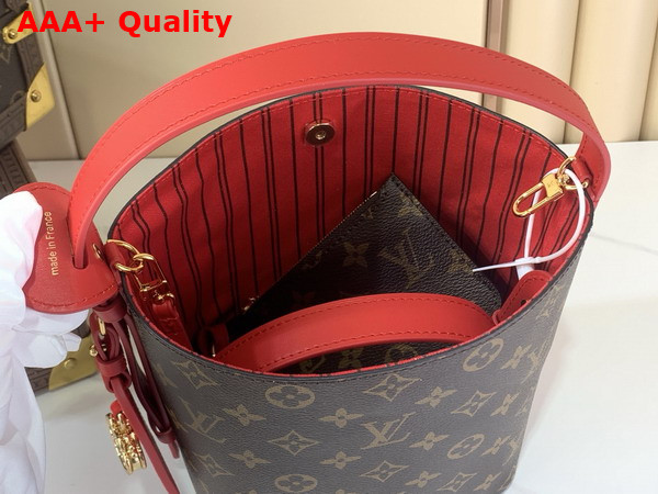 Louis Vuitton All in BB Monogram Sari Red Coated Canvas M28317 Replica