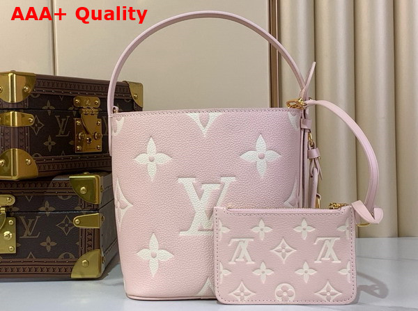 Louis Vuitton All in BB Pink Quartz Bicolor Monogram Empreinte Leather M14356 Replica