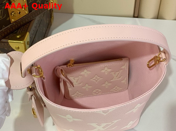 Louis Vuitton All in BB Pink Quartz Bicolor Monogram Empreinte Leather M14356 Replica