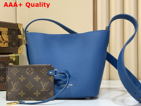 Louis Vuitton All in BB Prussian Blue Calf Leather M27370 Replica