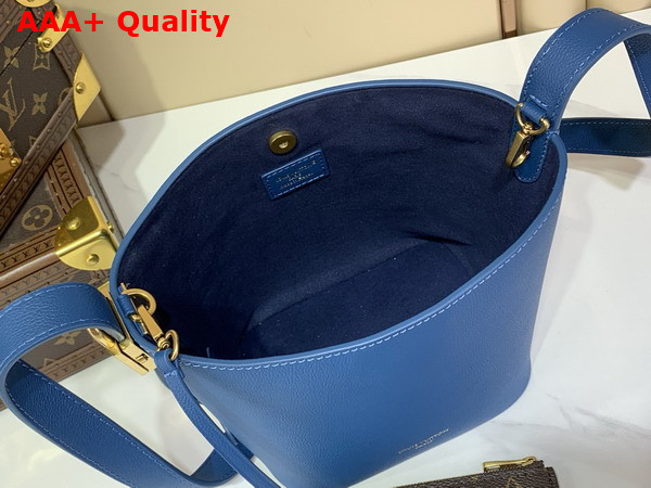 Louis Vuitton All in BB Prussian Blue Calf Leather M27370 Replica