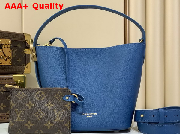 Louis Vuitton All in BB Prussian Blue Calf Leather M27370 Replica