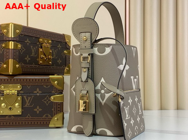 Louis Vuitton All in BB Tourterelle Creme Bicolor Monogram Empreinte Leather M13045 Replica