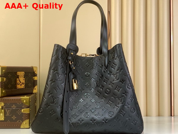 Louis Vuitton All in One MM Black Monogram Empreinte Leather M25860 Replica