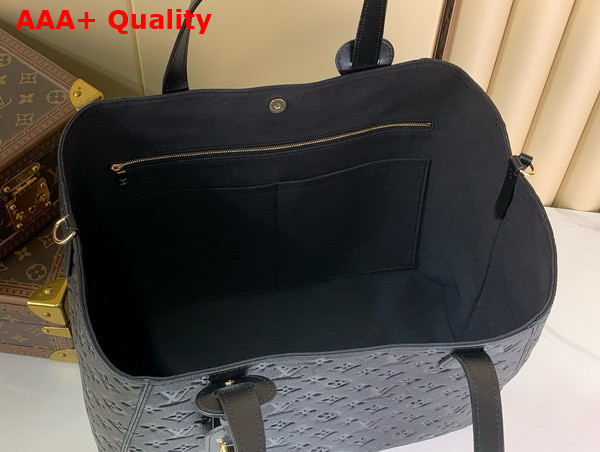 Louis Vuitton All in One MM Black Monogram Empreinte Leather M25860 Replica