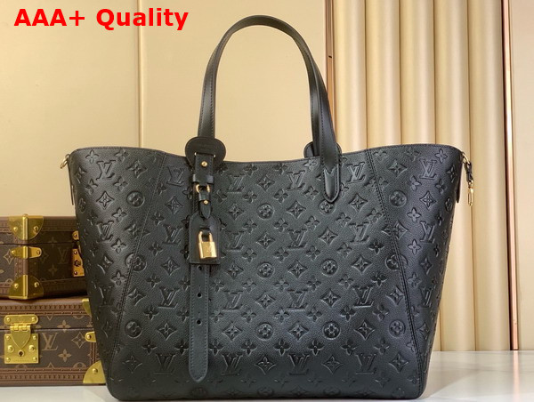 Louis Vuitton All in One MM Black Monogram Empreinte Leather M25860 Replica