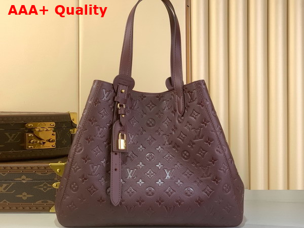 Louis Vuitton All in One MM Garnet Monogram Empreinte Leather M25888 Replica