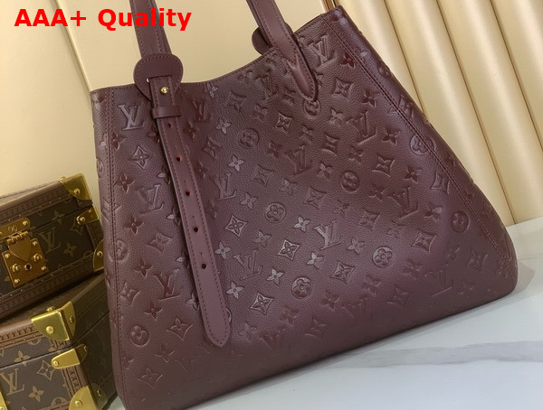 Louis Vuitton All in One MM Garnet Monogram Empreinte Leather M25888 Replica