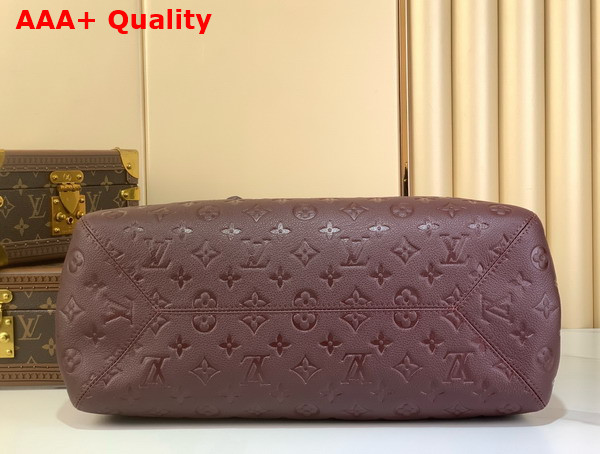 Louis Vuitton All in One MM Garnet Monogram Empreinte Leather M25888 Replica