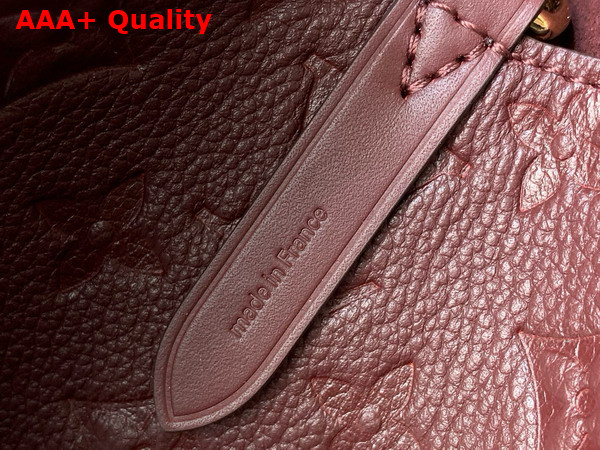 Louis Vuitton All in One MM Garnet Monogram Empreinte Leather M25888 Replica