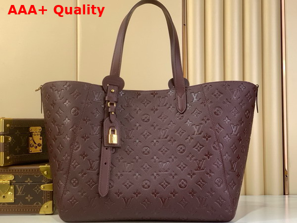 Louis Vuitton All in One MM Garnet Monogram Empreinte Leather M25888 Replica