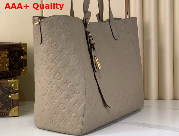Louis Vuitton All in One MM Tourterelle Monogram Empreinte Leather M25889 Replica