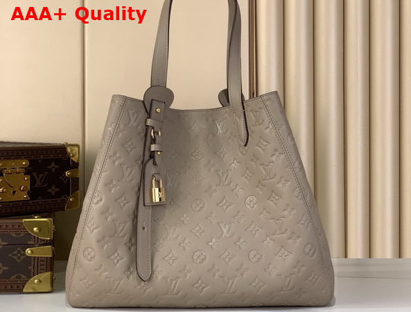 Louis Vuitton All in One MM Tourterelle Monogram Empreinte Leather M25889 Replica