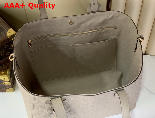 Louis Vuitton All in One MM Tourterelle Monogram Empreinte Leather M25889 Replica