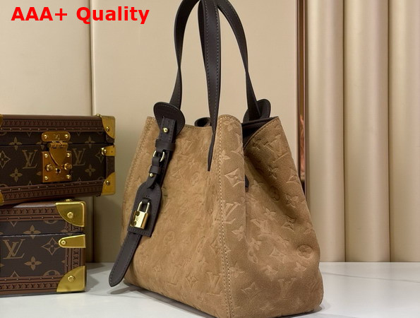 Louis Vuitton All in One PM Beige Trench Embossed Calfskin Suede Leather M29836 Replica